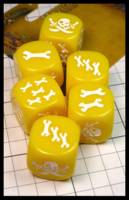 Dice : Dice - Game Dice - Rum Bones Mazus Dreadful Curse RB014 by Five Houses - JA Collection Mar 2024